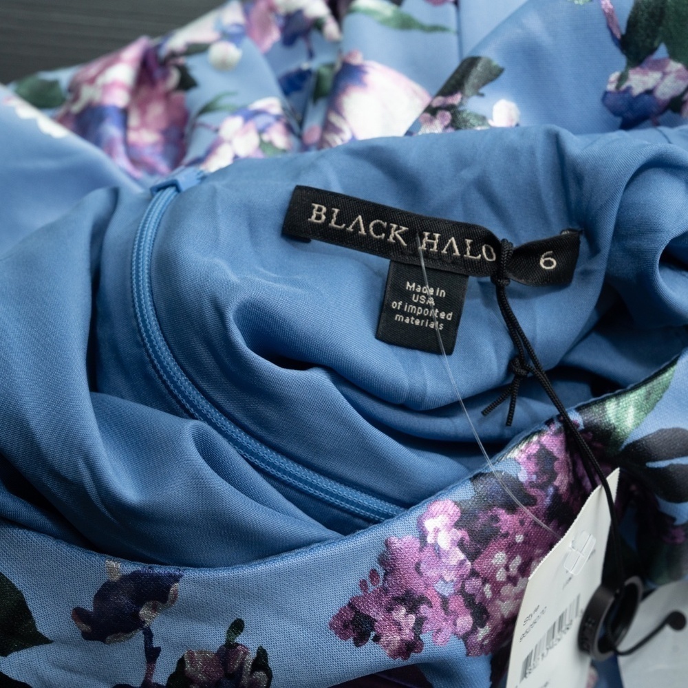 Black‎ Halo | Ula Floral Sheath Dress. - Picture 4 of 13